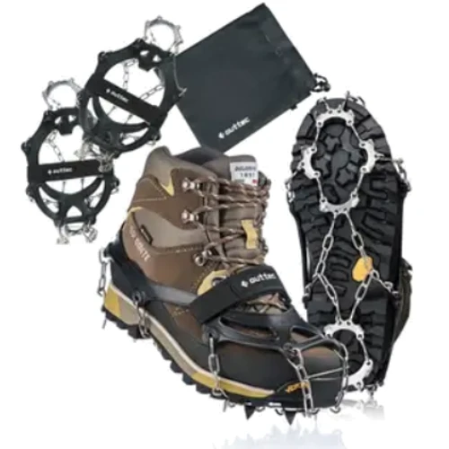 Ледоступ Hop-Sport Outtec р.М (35-40) с ремешком черный: undefined undefined