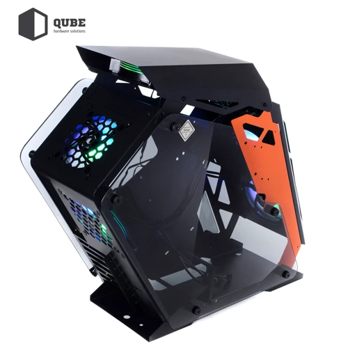 Корпус QUBE Stalker Black-Orange (STALKER_FMBU3) фото 6