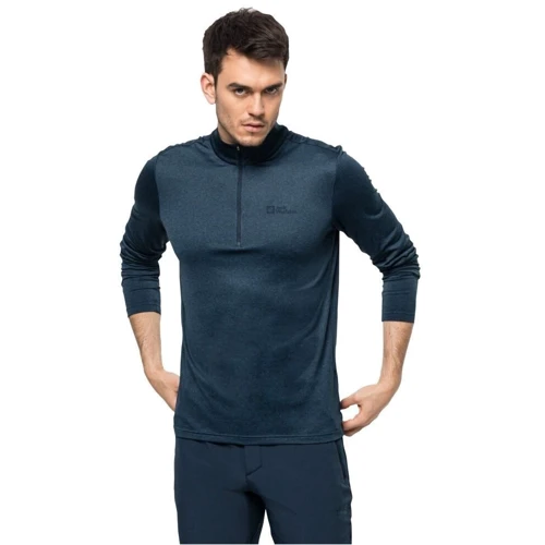 Термолонгслив Jack Wolfskin Sky Thermal HZ M 1808771_1010 52 (XL) темно-синий: Вид Термолонгслив