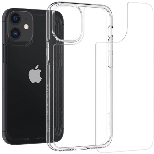 Чохол для iPhone Spigen Quartz Hybrid Crystal Clear (ACS01748) for iPhone 12 mini: Тип чохла накладка на задню частину