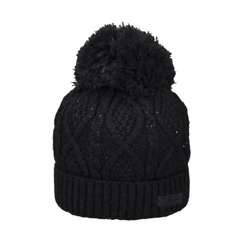 Шапка женская CMP WOMAN KNITTED HAT UNI Nero (5505608-U901)