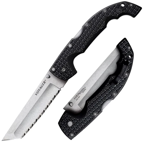 Нож Cold Steel Voyager XL TP 10A серрейтор (CS-29AXTS): Система блокировки Есть