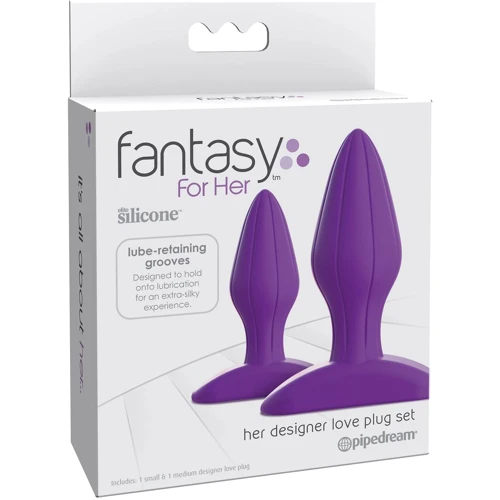 Набор анальных пробок Pipedream Fantasy For Her - Her Designer Love Plug Set (PD495512)