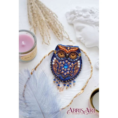 Abrisart AD-045 Набор для вышивки бисером украшения Пугач