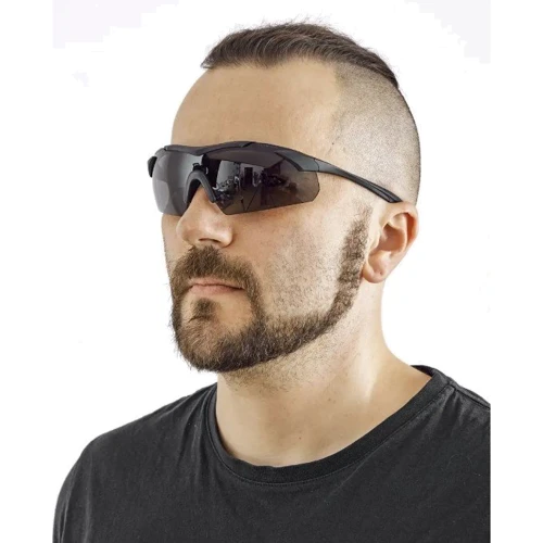 Спортивные очки Очки баллистические Wiley X WX Vapor 2.5 black (930.00.04): Особенности Монолинза, Сменные линзы в комплекте, С чехлом, Полуоправа