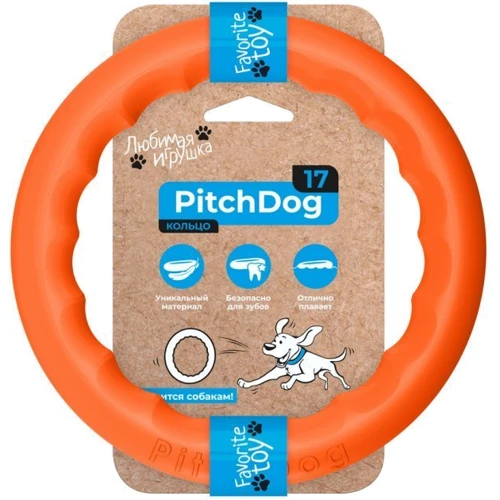 Кольцо для апортировки PitchDog диаметр 17 см оранжевое (62364): Производитель PitchDog