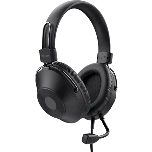 Наушники Trust HS-250 Over-Ear USB Headset Black (24185): Тип крепления оголовные