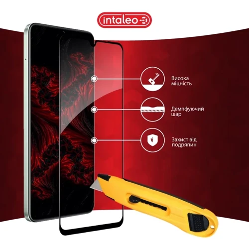 Intaleo Tempered Glass Full Glue Black для Realme C63 фото 6