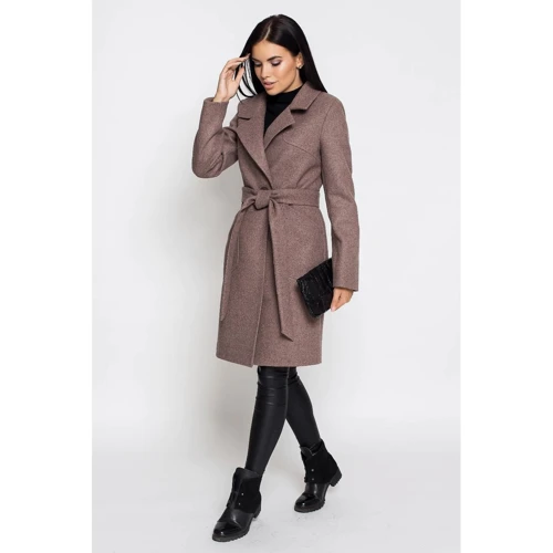 Пальто Leo-Pride PM2835 44 коричневое демисезонное