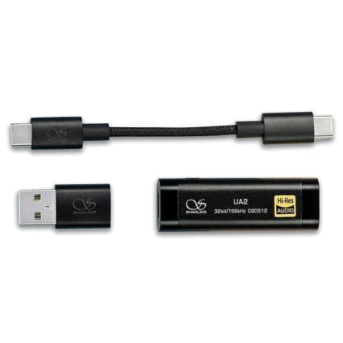 Shanling UA2 Black: Виходи 2.5 мм балансний, 3.5 мм