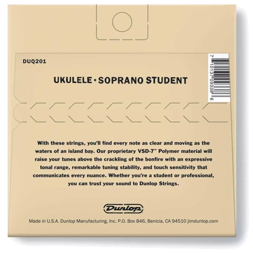 Струна для гитар Струны для укулеле DUNLOP DUQ201 UKULELE SOPRANO STUDENT: Тип Комплект струн