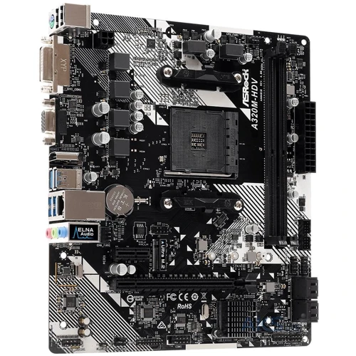 ASRock A320M-HDV R4.0: Оперативная память DDR4