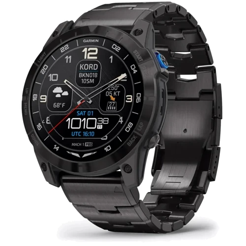 Смарт-часы Garmin D2 Mach 1 Pro Aviator Smartwatch with Vented Titanium Bracelet (010-02804-81)