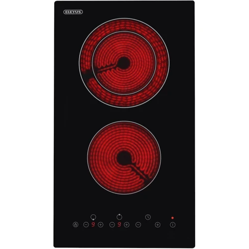 Варочная поверхность ELEYUS H1EBHG SE 30 BL V1: Количество конфорок 2