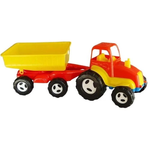 Трактор із причепом Kinderway червоно-жовтий (KW-07-709): Виробник Kinderway