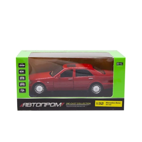 Машинка металл 32014 АВТОПРОМ, 1:32 Mercedes W140, 4 цвета