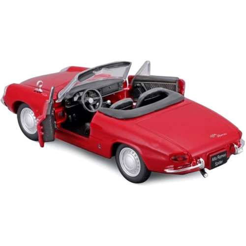 Автомодель Bburago – Alfa Romeo Spider 1966 (красная 1:32) (18-43047): Масштаб 1:32