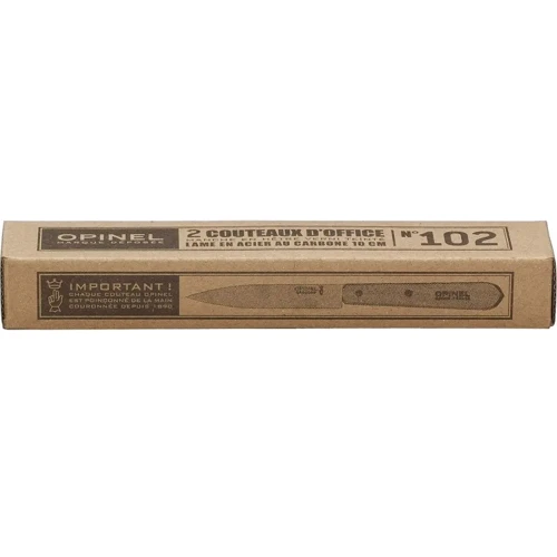 Набір кухонних ножів Opinel Office №102 carbon steel 2 предмети (204.63.53): Кількість предметів 2