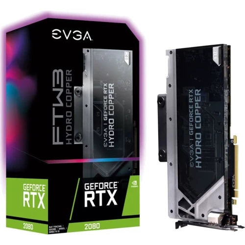Видеокарта EVGA GeForce RTX 2080 FTW3 Ultra Hydro Copper GAMING Water Cooling (08G-P4-2289-KR)