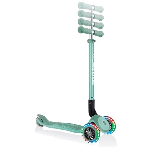 Самокат Globber Primo Foldable Plus Lights Mint (мятный): Максимальная допустимая нагрузка, кг 50