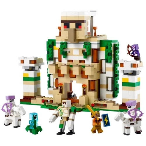Конструктор LEGO Minecraft Крепость «Железный голем» 868 деталей (21250): Серия MINECRAFT