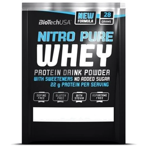 Протеин BioTechUSA Nitro Pure Whey 28 g /sample/ Strawberry: Вид Сывороточные