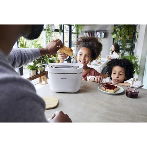 Тостер Philips Eco Conscious Edition HD2640/10: Съемный поддон для сбора крошек есть