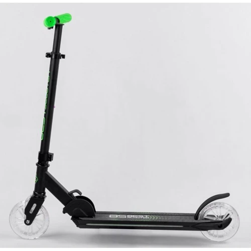 Самокат алюмінієвий Best Scooter зелений (69197): Кількість коліс 2