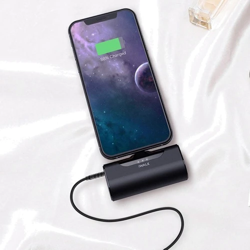 Внешний аккумулятор iWALK Power Bank Link Me 4 4500mAh USB-C Black (DBL4500L): Встроенный кабель USB Type-C
