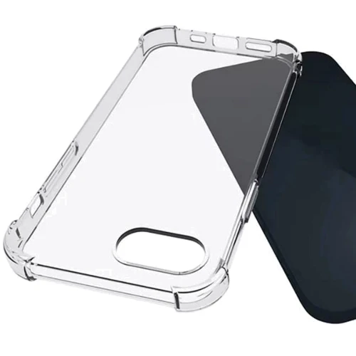 Чехол для iPhone TPU Case GETMAN Ease logo Transparent for iPhone 16e: Цвет прозрачный