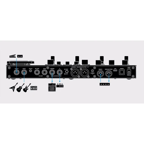 Гитарный процессор эффектов Процессор эффектов HOTONE AUDIO VALETON GP-200R: Габариты, мм 345 x 220 x 63