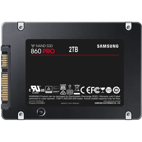 Samsung 860 PRO 2 TB (MZ-76P2T0BW): Интерфейс подключения SATA III