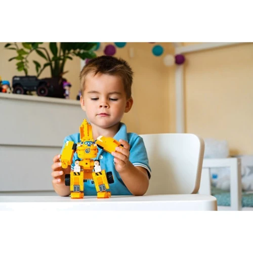 Конструктор-трансформер Super Wings Small Blocks 2-in-1 Buildable Transforming Vehicle Donnie Донні (EU385007)