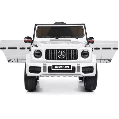 Детский электромобиль Bambi Racer Mercedes-Benz G63, белый (M 4180EBLR-1): Вид джип