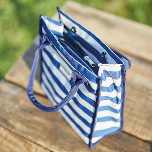 Ємність для зберігання Kitchen Craft Сумка для ланчу Blue Stripes 4 л (CMSTRPHAND): Матеріал корпусу ткань