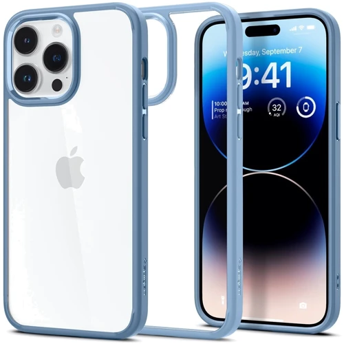 Чехол для iPhone Spigen Ultra Hybrid Sierra Blue (ACS04820) for iPhone 14 Pro Max: Цвет голубой