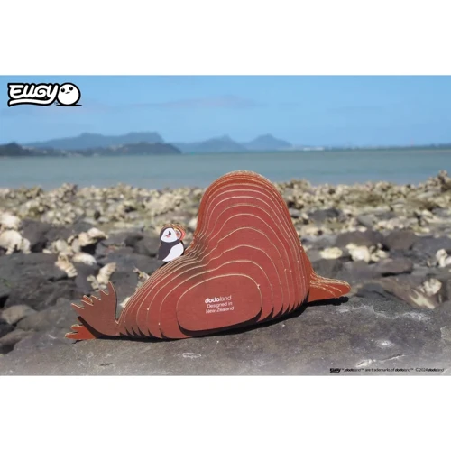 Сборная 3D модель Eugy Зоопарк: Морж (XEG-107)