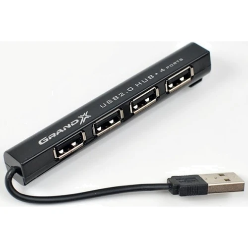 Аксессуар для ноутбуков USB хаб Grand-X Travel 4 порта (GH-402) фото 6