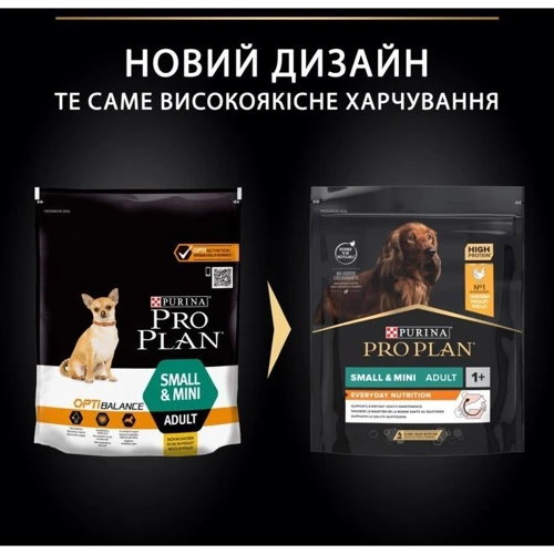 Сухий корм Pro Plan Dog Small & Mini Adult з куркою та рисом 700 г (7613035120778): Вага упаковки 700 г