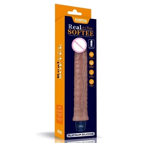 Вибратор LoveToy Real Softee Platinum Silicone 9.5"