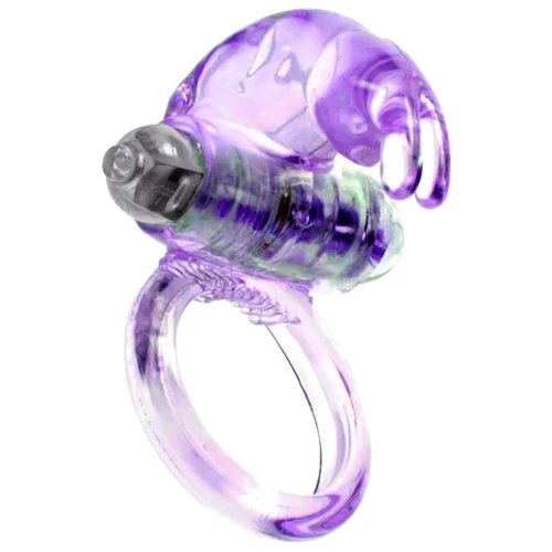 Ерекційне вібро кільце BOSS Rabbit Vibro Cock Ring Purple, BS6700048: Виробник BOSS of TOYS