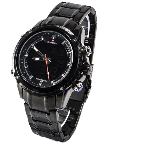 Наручные часы Naviforce 9050 Black (NF9050BOXBK): Тип циферблата Комбинированный (аналого-цифровой)