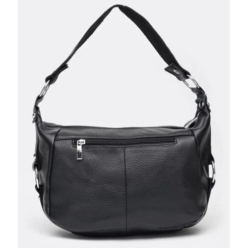 Женская сумка через плечо Borsa Leather черная (K1131-black): Страна производитель Тайвань