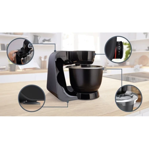 Кухонный комбайн Bosch MUM59N26CB: Объем чаши 3.9 л