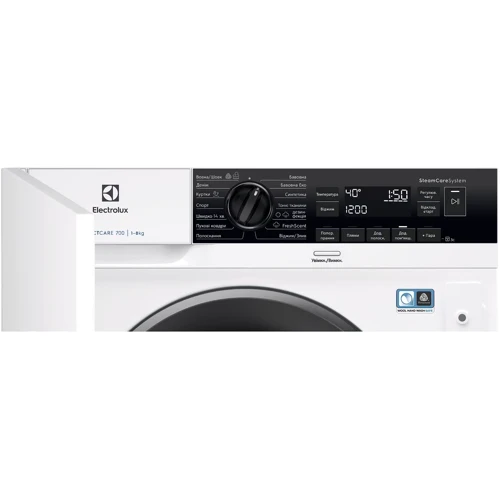 Встраиваемая стиральная машина Electrolux EW7N7F348SUI: Размеры ШxВxГ, см 59.6x81.9x54 см