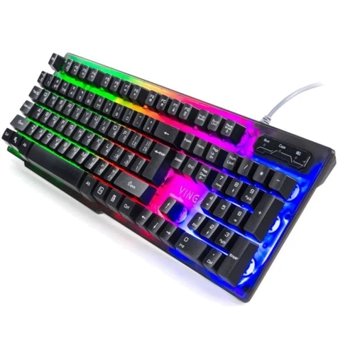 Клавиатура Vinga KB414 black: Подключение проводное