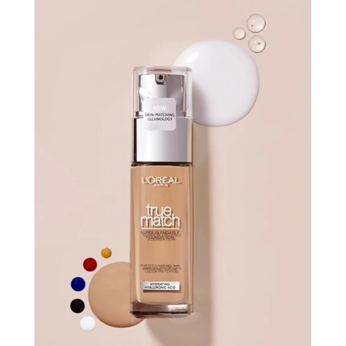 L'Oreal Paris True Match 4D/4W Golden Natural Тональный крем для лица 30 ml: Назначение Выравнивание, Увлажнение