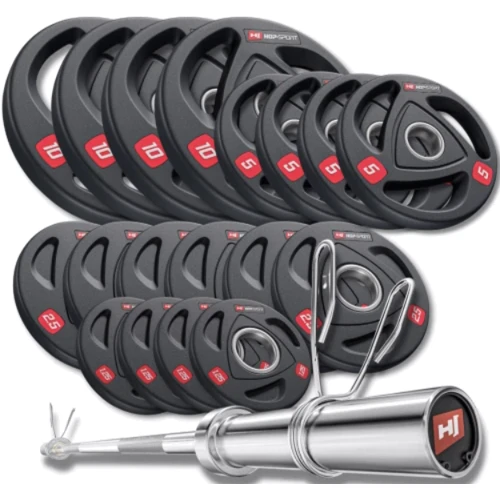 Штанга Hop-Sport PRO 100 кг Набор олимпийский с грифом 220см (00-G00000264)