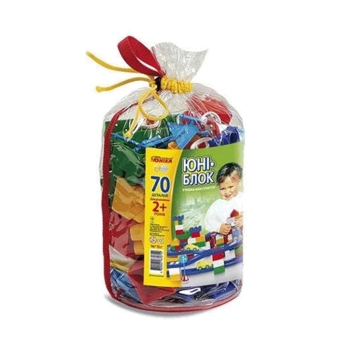 Конструктор Юніка Юні-блок 70 деталей (712)