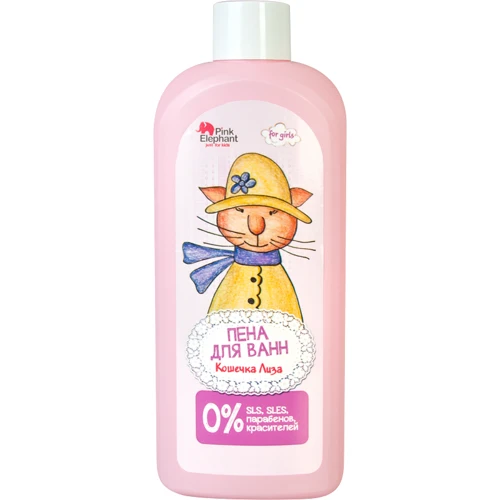 Pink Elephant Піна для ванн Кішечка Ліза 500 ml